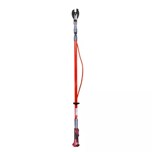 Image of PATMDCUT82ALLIFLCB PATRIOT® IN-LINE® 82” F711 Pole Tool with Angled Head, D3 Crimp Jaw, ACSR Cut Jaw, No Batteries, No Charger